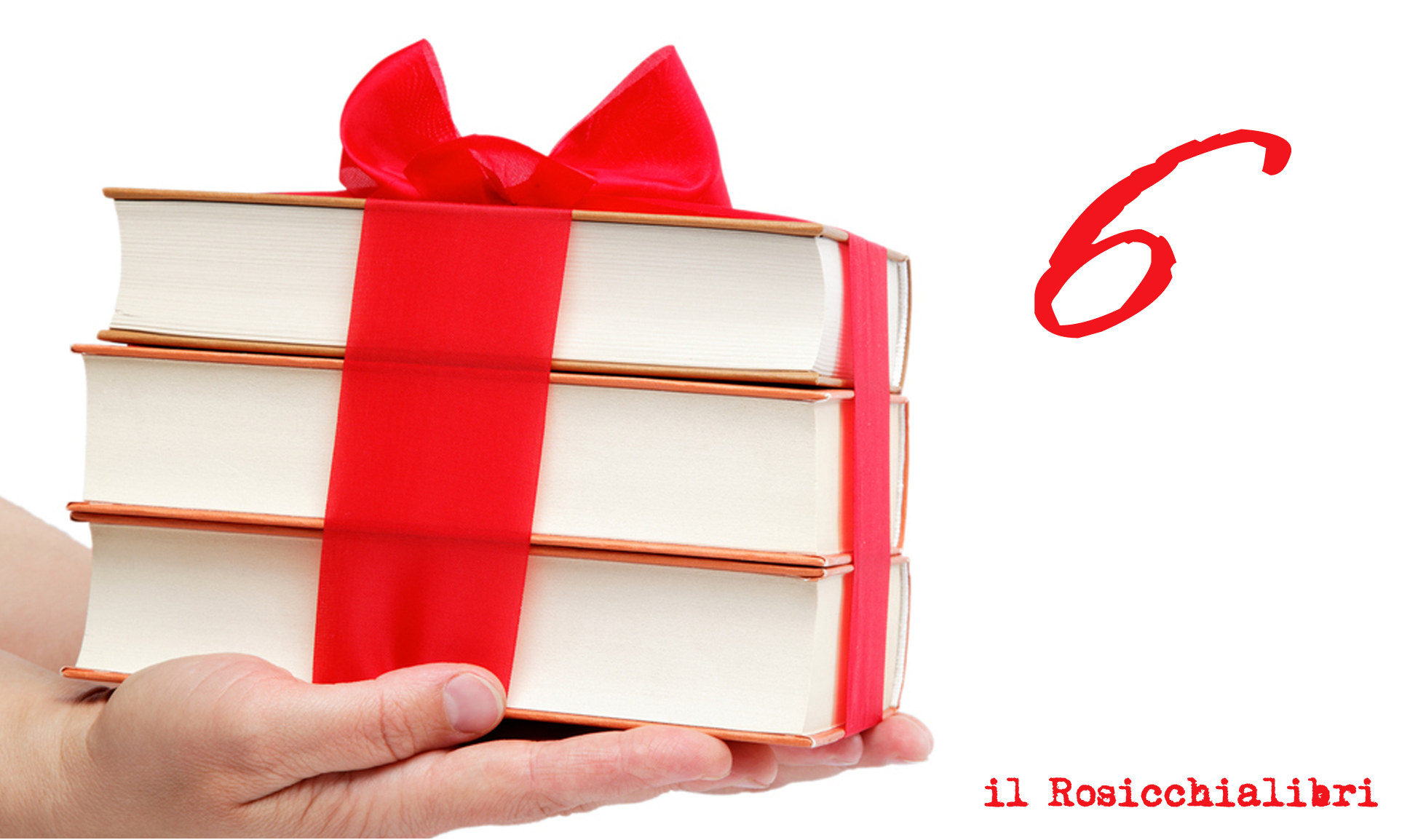 paco di libri con fiocco rosso_rosicchialibri